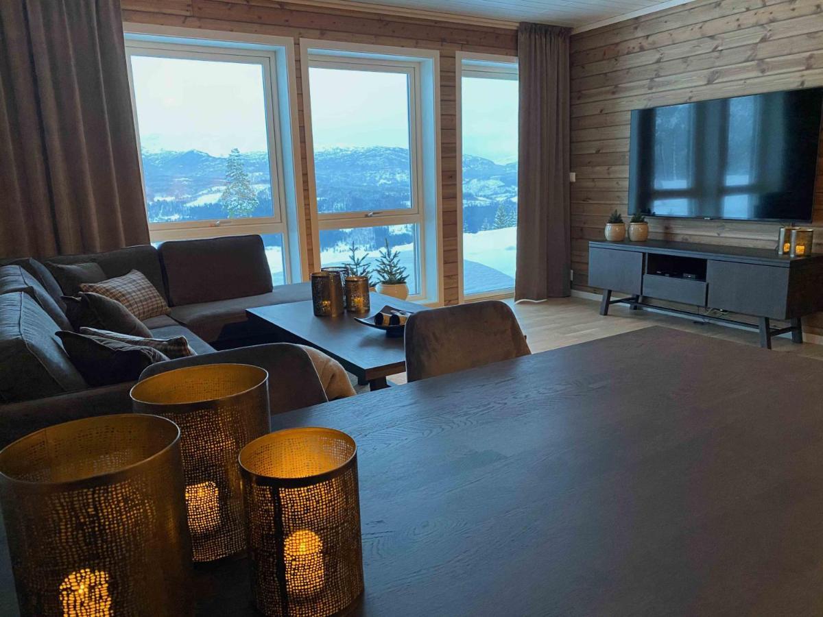 New Modern Apartment With Great View - Ski In & Out Skulestadmo Eksteriør bilde
